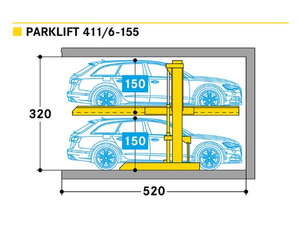 Parklift 411/6-155