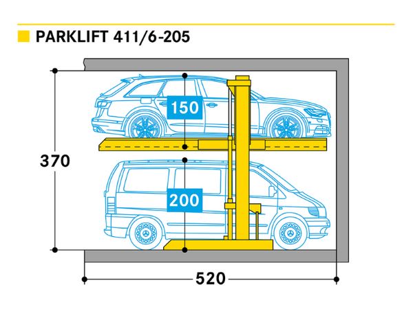 Parklift 411/6-205