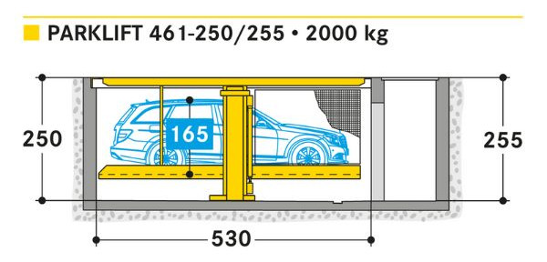 Parklift 461-250/255 * 2000kg