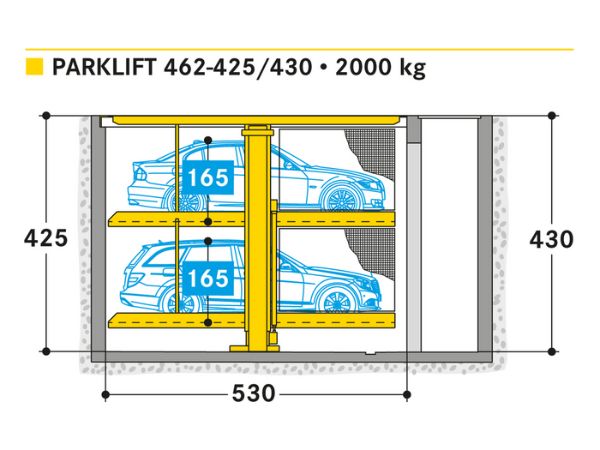 Parklift 462-425/255 * 2000kg