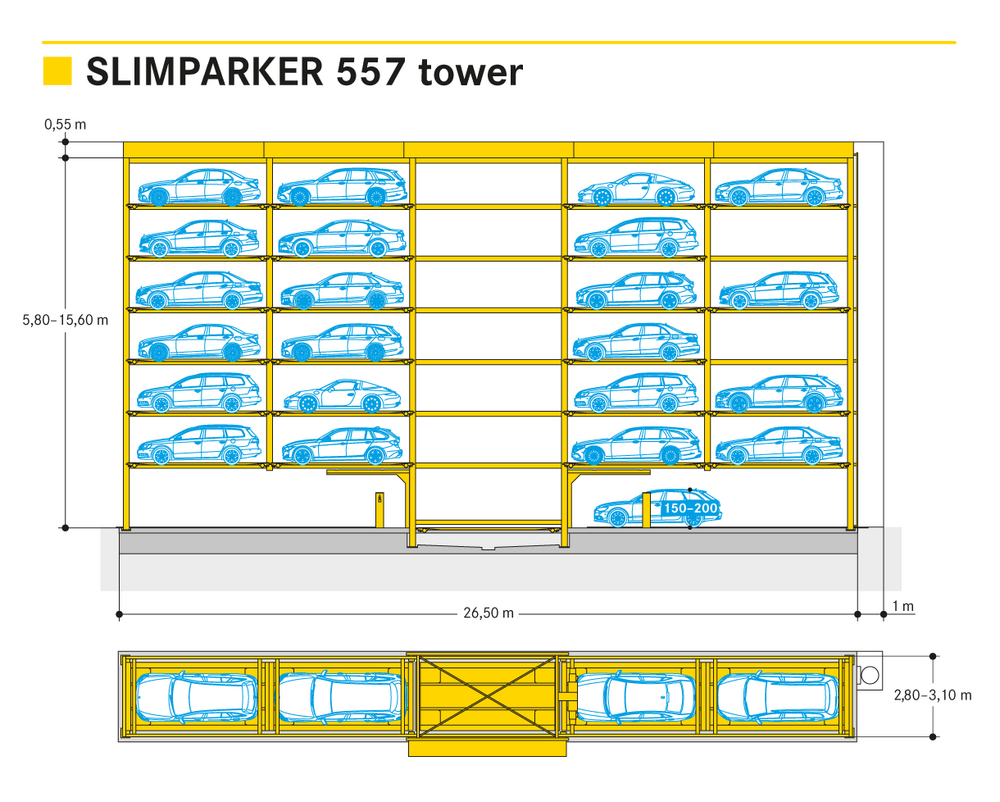 Slimparker 557 Tower